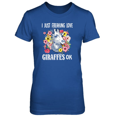 I Just Freaking Love Giraffes T-Shirt & Tank Top | Teecentury.com