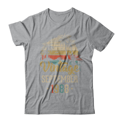Retro Classic Vintage September 1988 34th Birthday Gift T-Shirt & Hoodie | Teecentury.com
