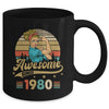 43 Year Old Awesome Since 1980 43rd Birthday Women Mug | teecentury