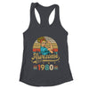 43 Year Old Awesome Since 1980 43rd Birthday Women Shirt & Tank Top | teecentury