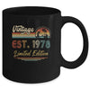 44 Year Old Vintage 1978 Limited Edition 44th Birthday Mug Coffee Mug | Teecentury.com