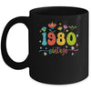 43 Years Old Vintage 1980 43rd Birthday Tee Wildflower Mug | teecentury