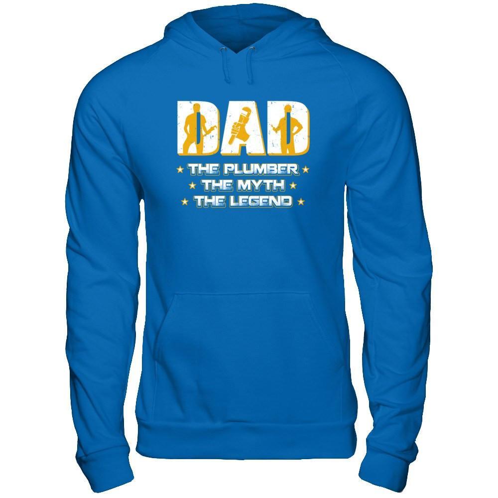 Dad The Plumber The Myth The Legend T-Shirt & Hoodie | Teecentury.com