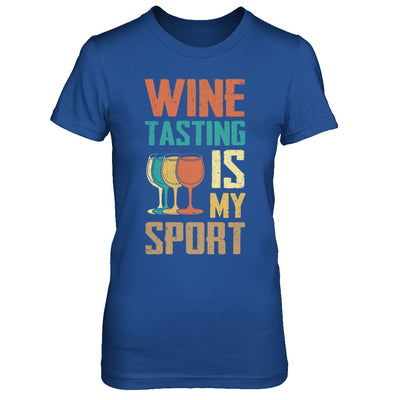 Vintage Wine Tasting Is My Sport Drink Wine Lover T-Shirt & Hoodie | Teecentury.com