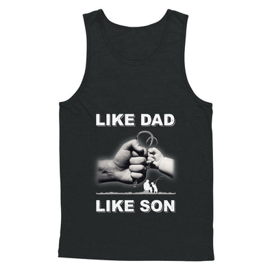 Like Dad Like Son Fishing Fish Fathers Day T-Shirt & Hoodie | Teecentury.com