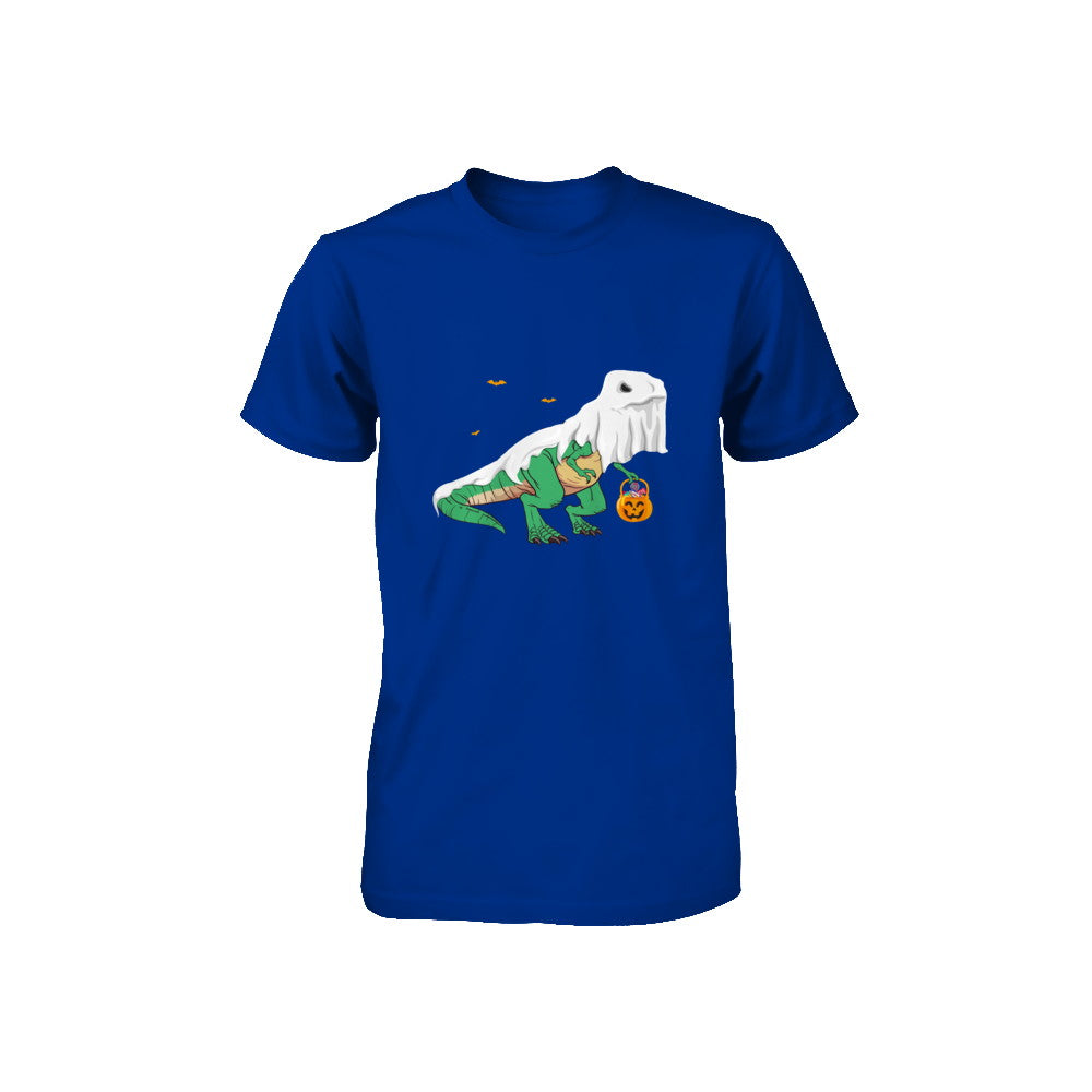 Halloween T Rex Dinosaur Ghost Trick Or Treat Youth Youth Shirt | Teecentury.com