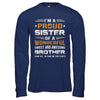 Gift Sister From Brother I'm A Proud Sister Of Awesome Brother T-Shirt & Hoodie | Teecentury.com