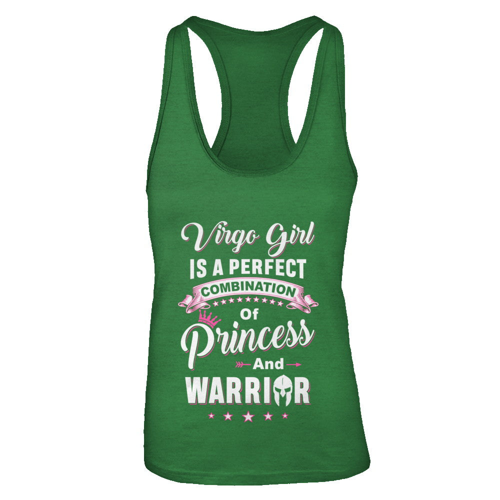 Virgo Girl Princess Warrior August September Birthday T-Shirt & Tank Top | Teecentury.com