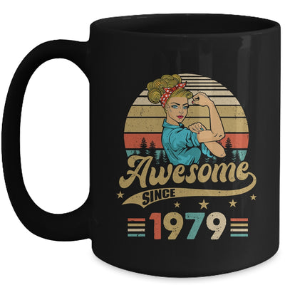 44 Year Old Awesome Since 1979 44th Birthday Women Mug | teecentury