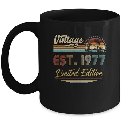 45 Year Old Vintage 1977 Limited Edition 45th Birthday Mug Coffee Mug | Teecentury.com