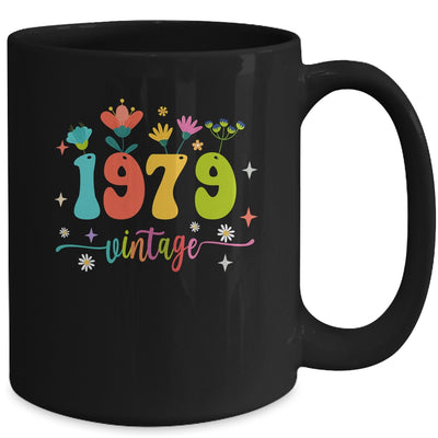 44 Years Old Vintage 1979 44th Birthday Tee Wildflower Mug | teecentury