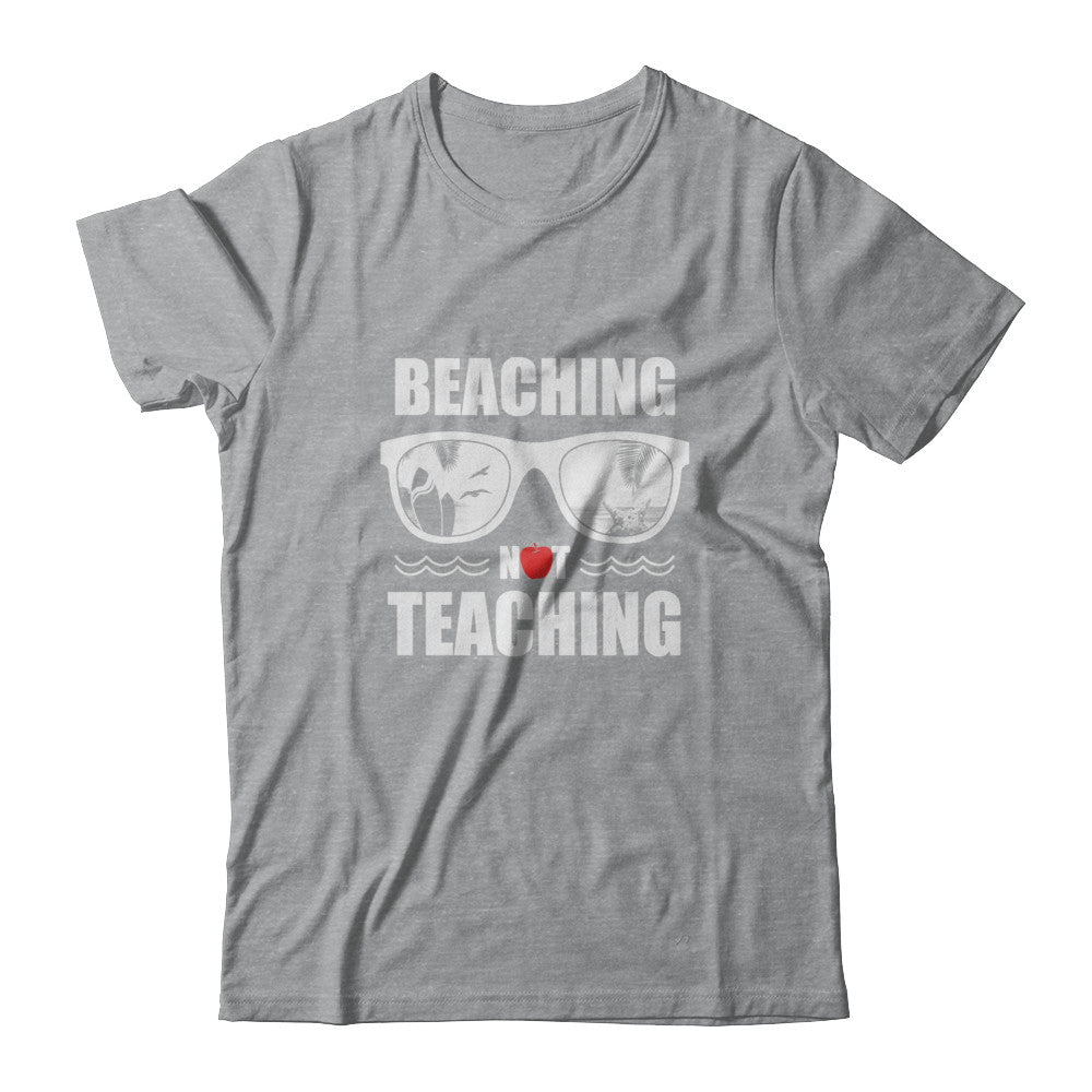 Beaching Not Teaching Funny Teacher Summer T-Shirt & Tank Top | Teecentury.com