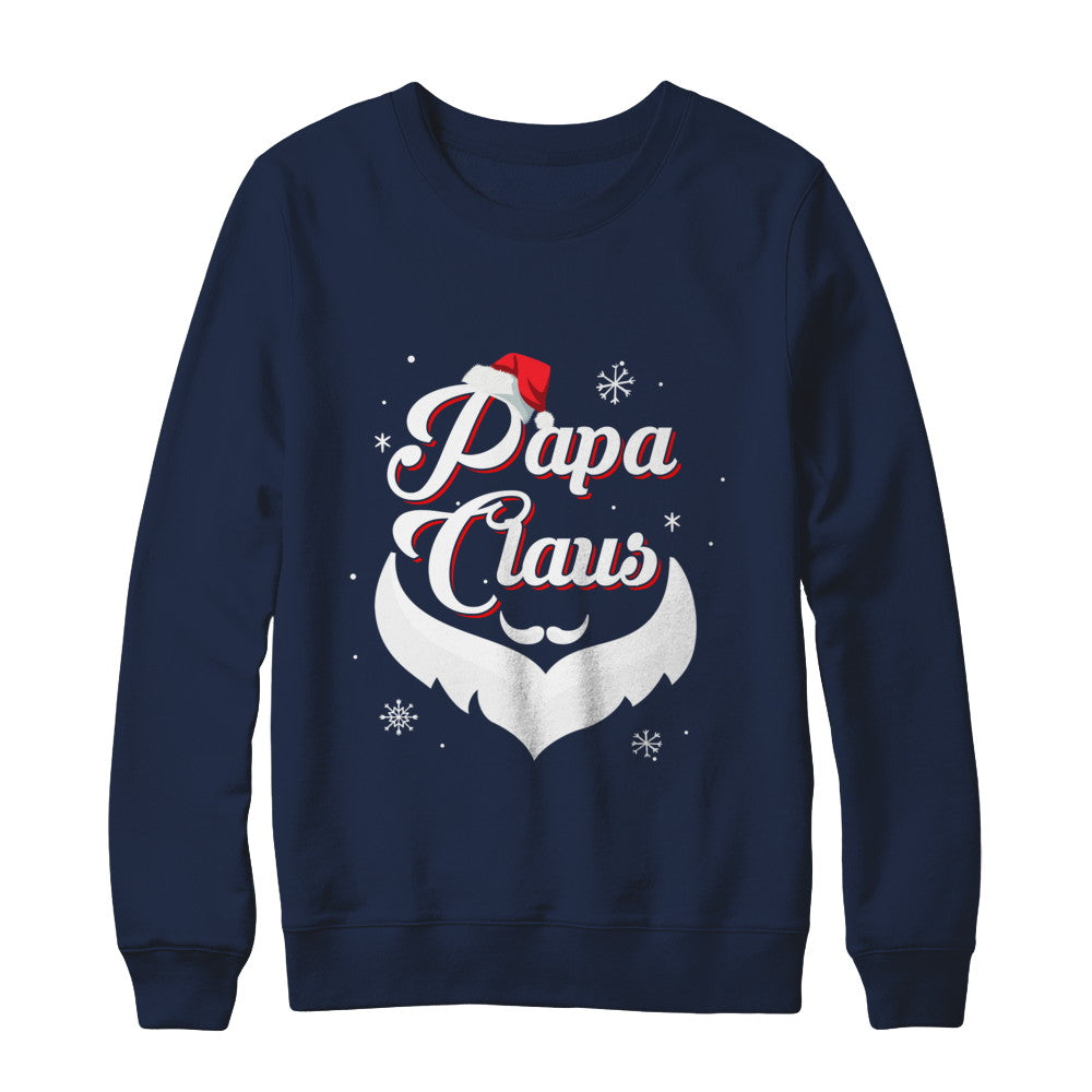 Santa Beard Matching Christmas Pajamas Papa Claus T-Shirt & Sweatshirt | Teecentury.com