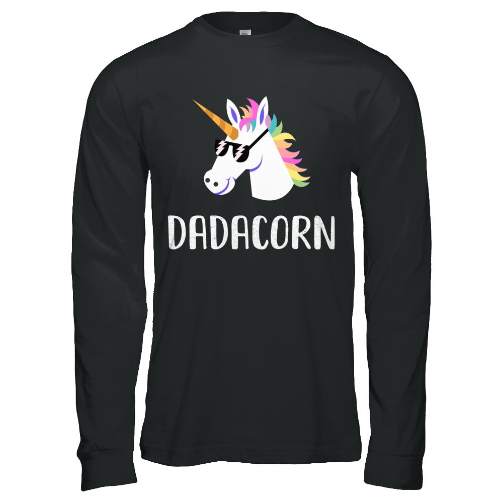 Unicorn Dad And Baby Dadacorn Daddy Fathers Day Gift T-Shirt & Hoodie | Teecentury.com