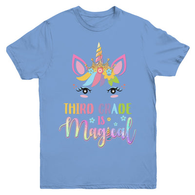 Third Grade is magical Unicorn Back to School 3rd Grade Youth Youth Shirt | Teecentury.com