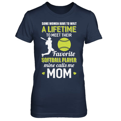 Funny My Favorite Softball Player Calls Me Mom T-Shirt & Hoodie | Teecentury.com