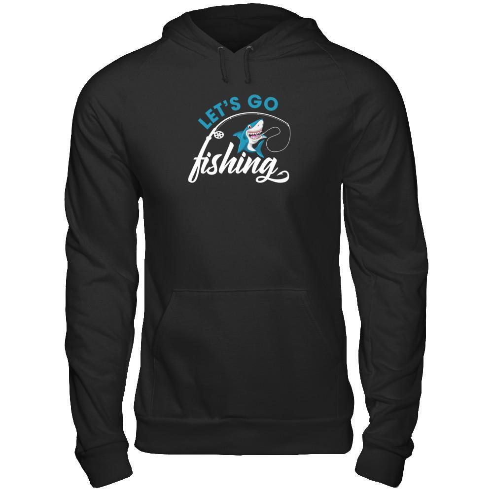 Let's Go Fishing Shark Lovers T-Shirt & Tank Top | Teecentury.com