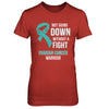 Not Going Down Without A Fight Ovarian Cancer Warrior T-Shirt & Hoodie | Teecentury.com