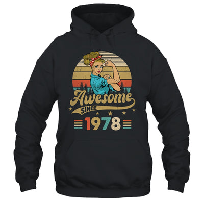 45 Year Old Awesome Since 1978 45th Birthday Women Shirt & Tank Top | teecentury