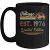 46 Year Old Vintage 1976 Limited Edition 46th Birthday Mug Coffee Mug | Teecentury.com
