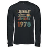 45 Years Old Legendary Since January 1978 45th Birthday Shirt & Hoodie | teecentury