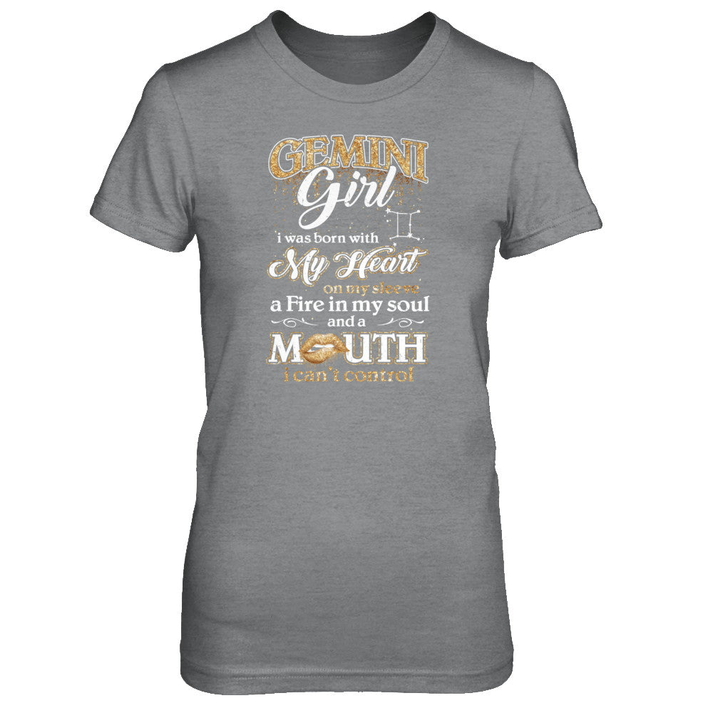 I'm A Gemini Girl Lipstick May June Funny Zodiac Birthday T-Shirt & Tank Top | Teecentury.com