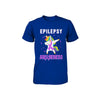 Inspirational Epilepsy Awareness Unicorn Support Youth Youth Shirt | Teecentury.com
