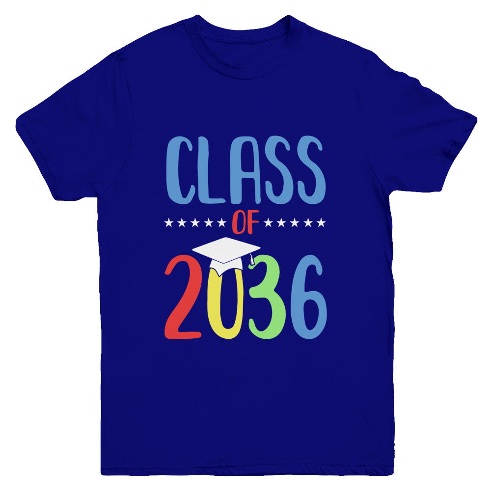 Grow With Me First Day Of School Class Of 2036 Youth Youth Shirt | Teecentury.com