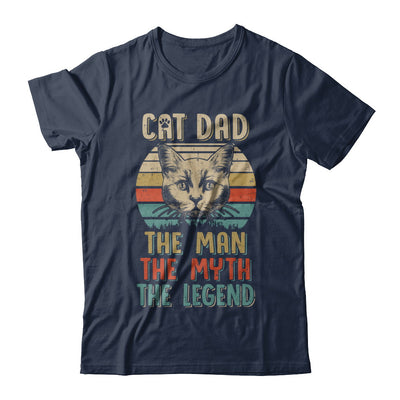 Cat Dad The Man The Myth Legend Fathers Day Gift Daddy T-Shirt & Hoodie | Teecentury.com