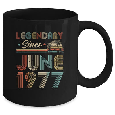 45th Birthday 45 Years Old Legendary Since June 1977 Mug Coffee Mug | Teecentury.com