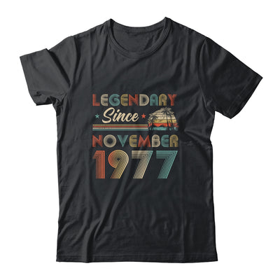 45th Birthday 45 Years Old Legendary Since November 1977 T-Shirt & Hoodie | Teecentury.com
