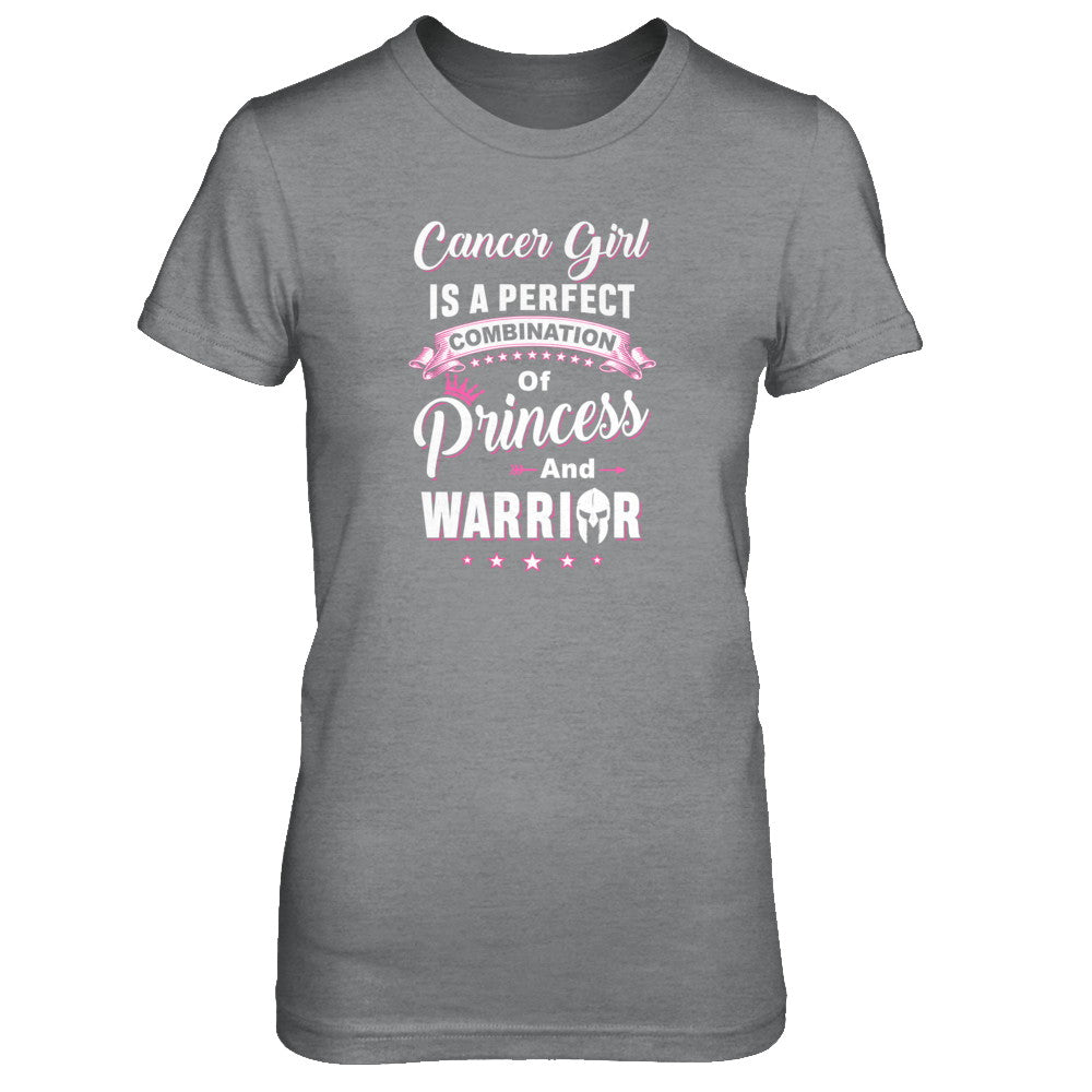 Cancer Girl Princess Warrior June July Birthday T-Shirt & Tank Top | Teecentury.com