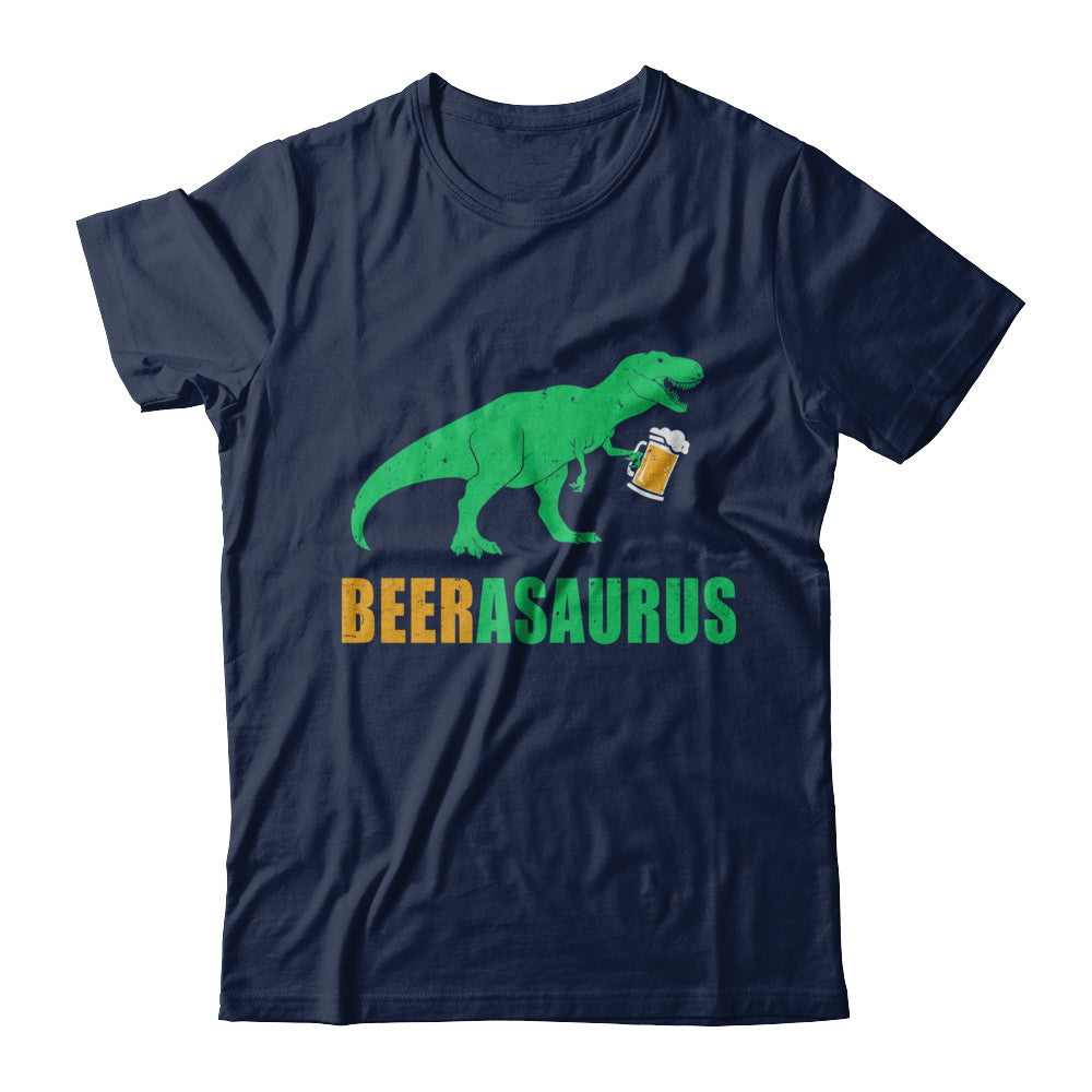 Beerasaurus Funny International Beer Day Dinosaur Gift T-Shirt & Hoodie | Teecentury.com
