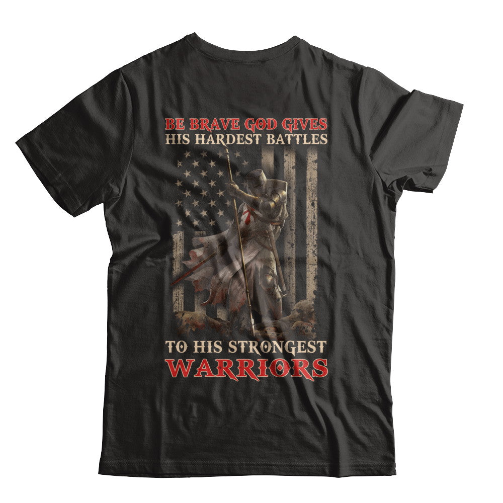 God Gives His Hardest Battles To His Strongest Warrior T-Shirt & Hoodie | Teecentury.com
