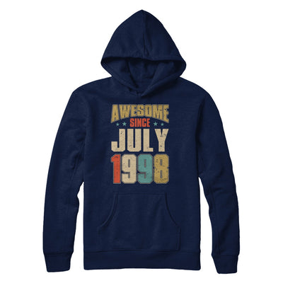 Vintage Retro Awesome Since July 1998 24th Birthday T-Shirt & Hoodie | Teecentury.com