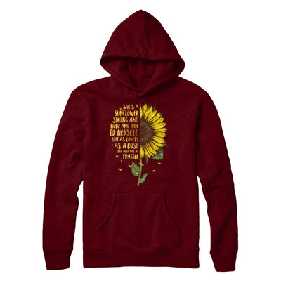 She's A Sunflower Strong And Bold And True To Herself T-Shirt & Hoodie | Teecentury.com