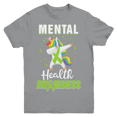 Inspirational Mental Health Awareness Unicorn Support Youth Youth Shirt | Teecentury.com