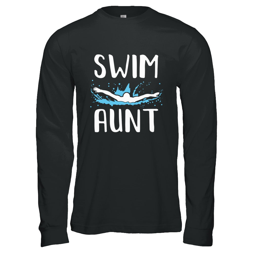 Swim Aunt Funny Swimming Birthday Gift T-Shirt & Hoodie | Teecentury.com