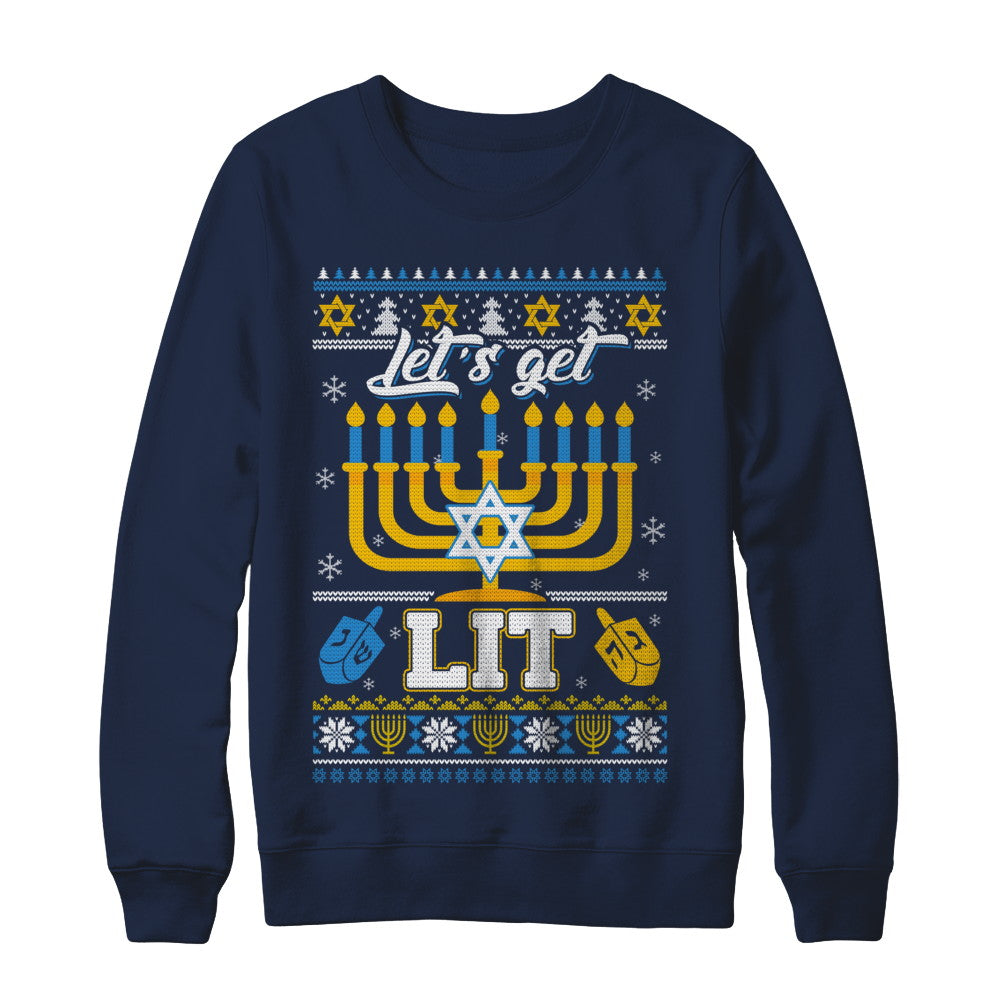 Get lit hanukkah outlet sweater