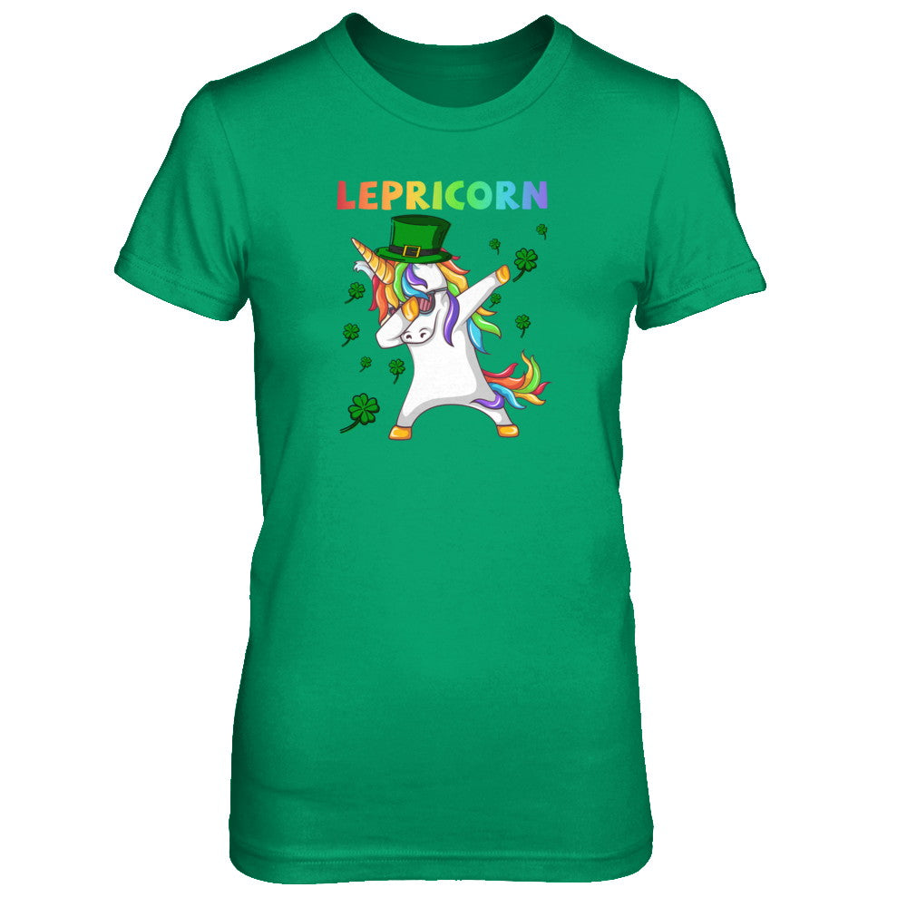 Dabbing Lepricorn Unicorn St Patricks Day Gift T-Shirt & Tank Top | Teecentury.com