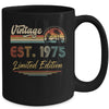 47 Year Old Vintage 1975 Limited Edition 47th Birthday Mug Coffee Mug | Teecentury.com