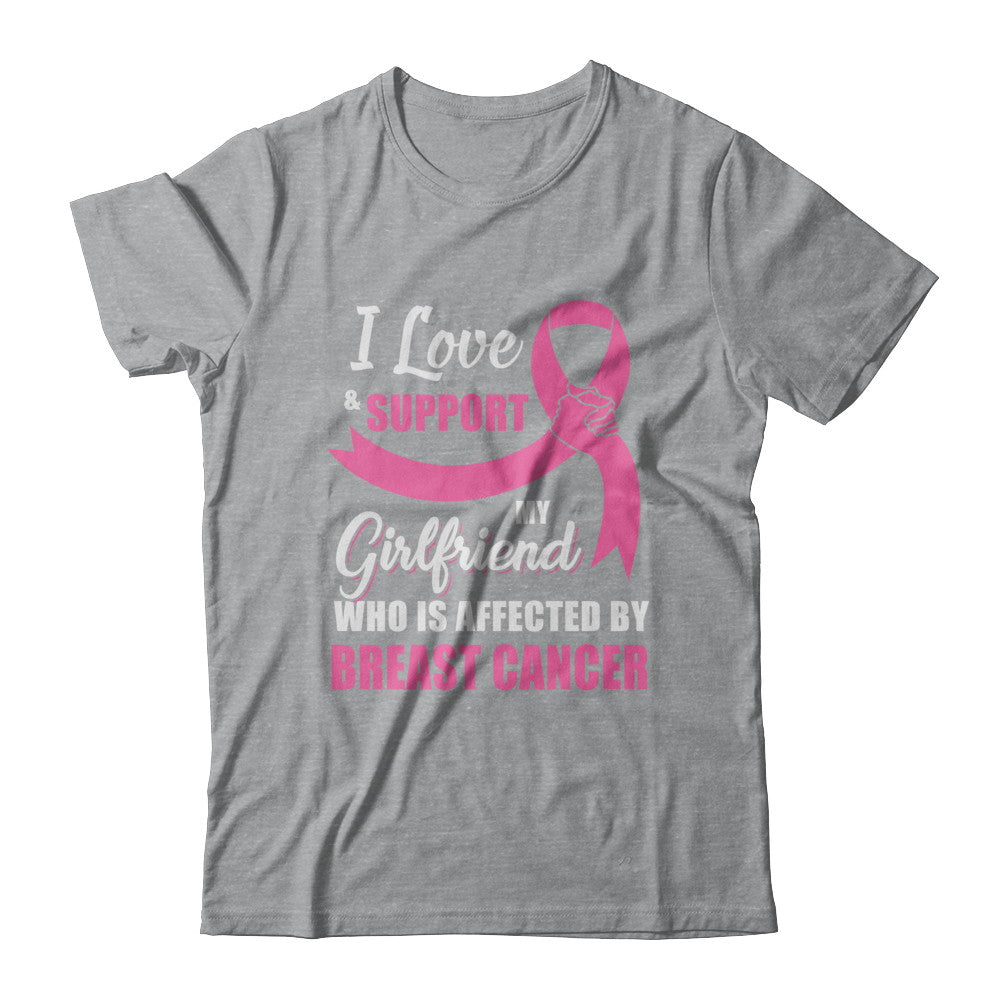 Breast Cancer Awareness Support Pink Girlfriend Boyfriend T-Shirt & Hoodie | Teecentury.com