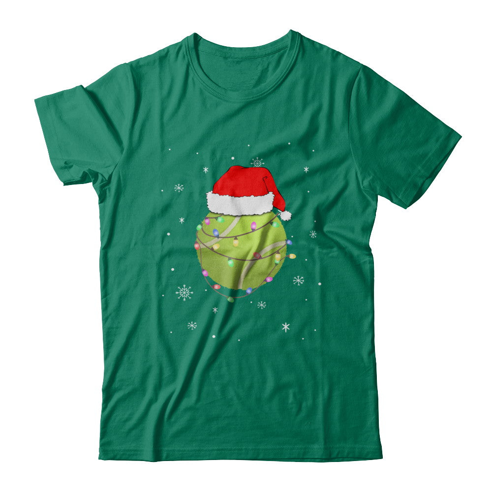 Santa Hat Tennis Christmas Gifts T-Shirt & Sweatshirt | Teecentury.com
