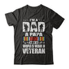 A Dad A Papa And A World War II Veteran Fathers Day T-Shirt & Hoodie | Teecentury.com