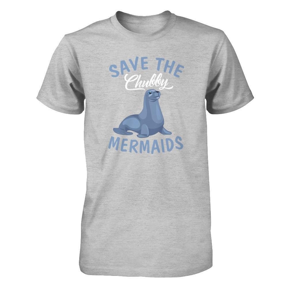 Save The Chubby Mermaids T-Shirt & Tank Top | Teecentury.com