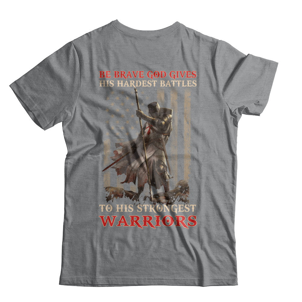 God Gives His Hardest Battles To His Strongest Warrior T-Shirt & Hoodie | Teecentury.com