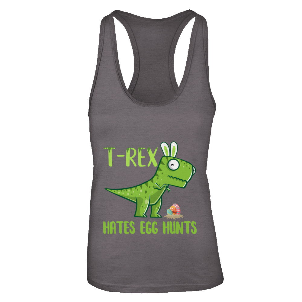 Funny Easter Bunny Dinosaur T-Rex Hates Egg Hunts T-Shirt & Tank Top | Teecentury.com
