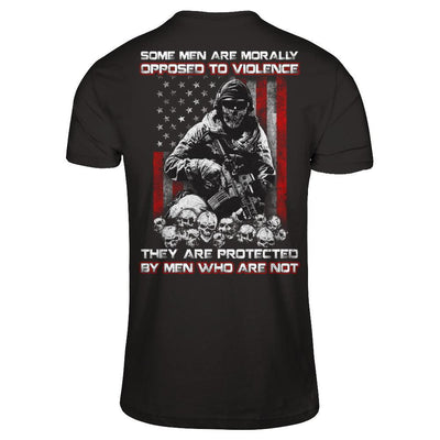 Veteran Men Opposed To Violence They Are Protected By Men Who Are Not T-Shirt & Hoodie | Teecentury.com