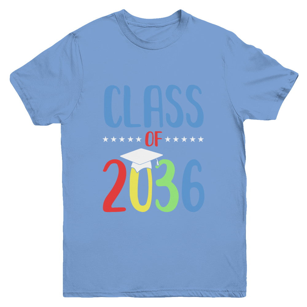 Grow With Me First Day Of School Class Of 2036 Youth Youth Shirt | Teecentury.com