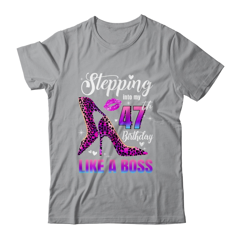 47 And Fabulous High Heels Stepping Into My 47th Birthday Shirt & Tank Top | teecentury